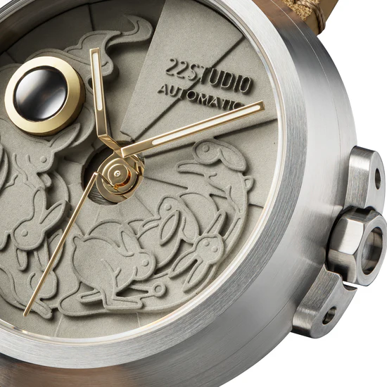Limited Rabbit Edition Concrete Watch Automatic_Silver grass thumbnail 2