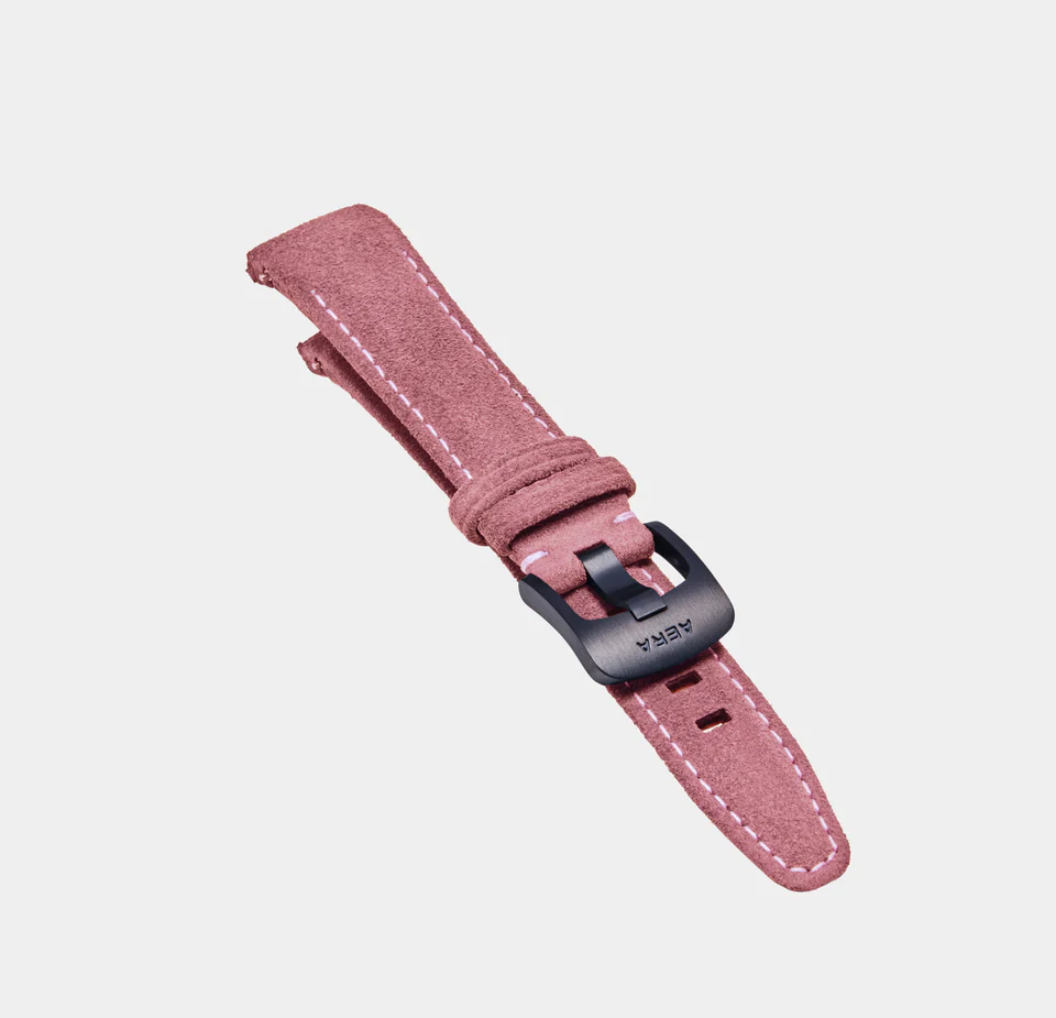 Suede - Rose Quartz - 20MM