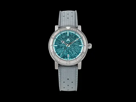 Atlantic Minimalist Titanium Dive Watch - Teal Dial