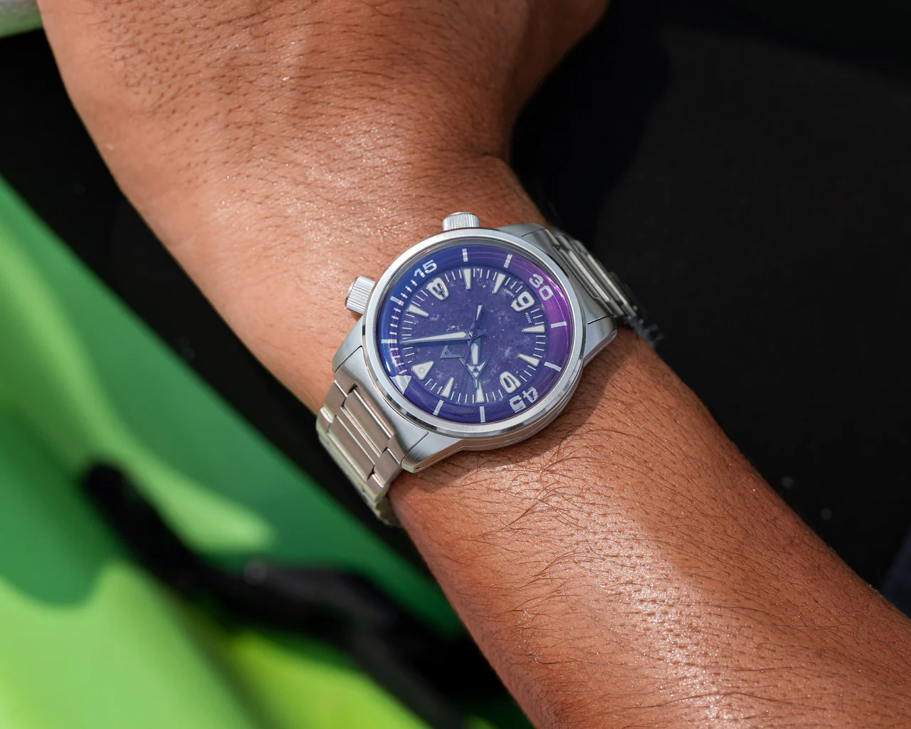 Black label - Wave Aventurine stone dial thumbnail 2