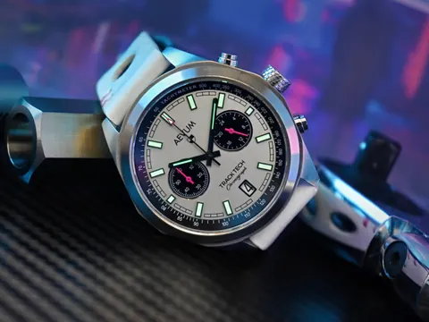 Track Tech Chronograph - Frost and Pink Edition