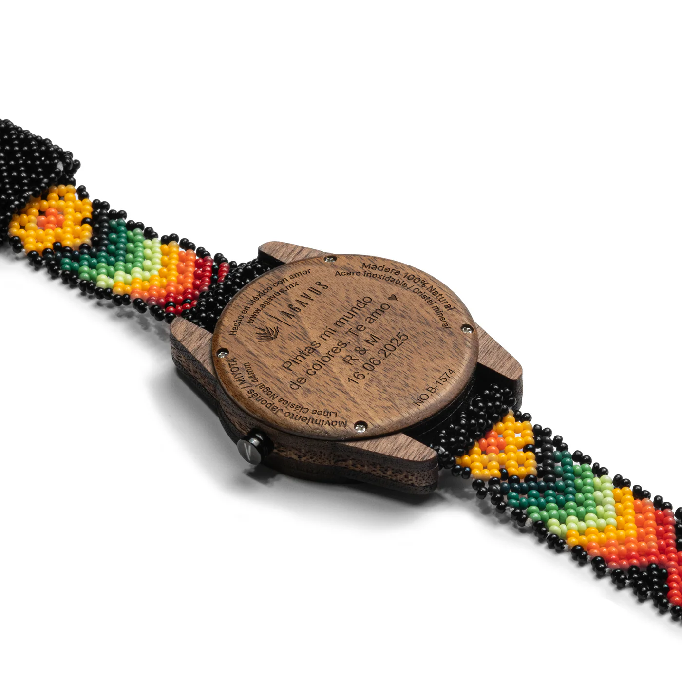 Classic Line 44mm Walnut - Wixárika Art thumbnail 4