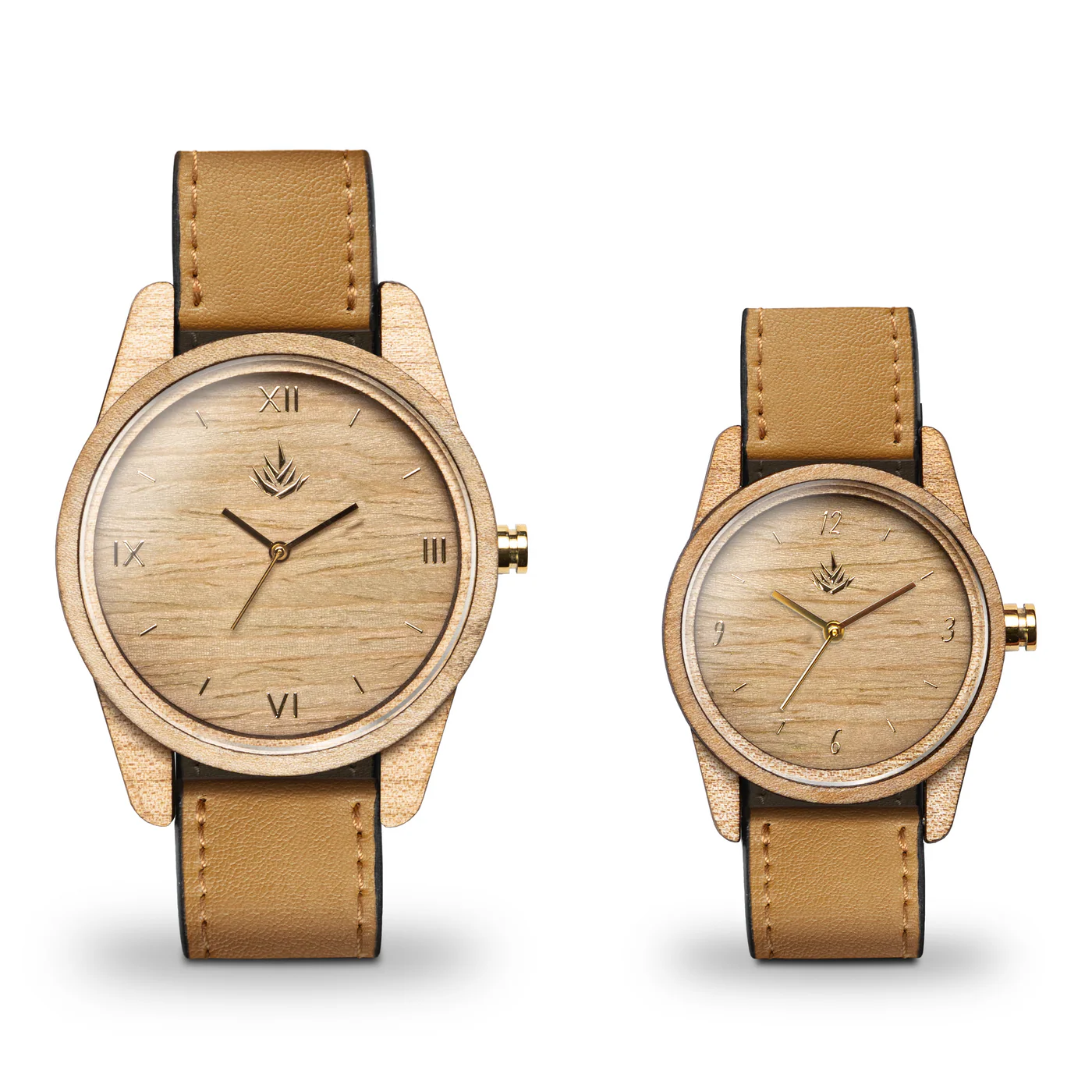 Pair of Agavus Classic Maple 35mm and 44mm - Leather thumbnail 3