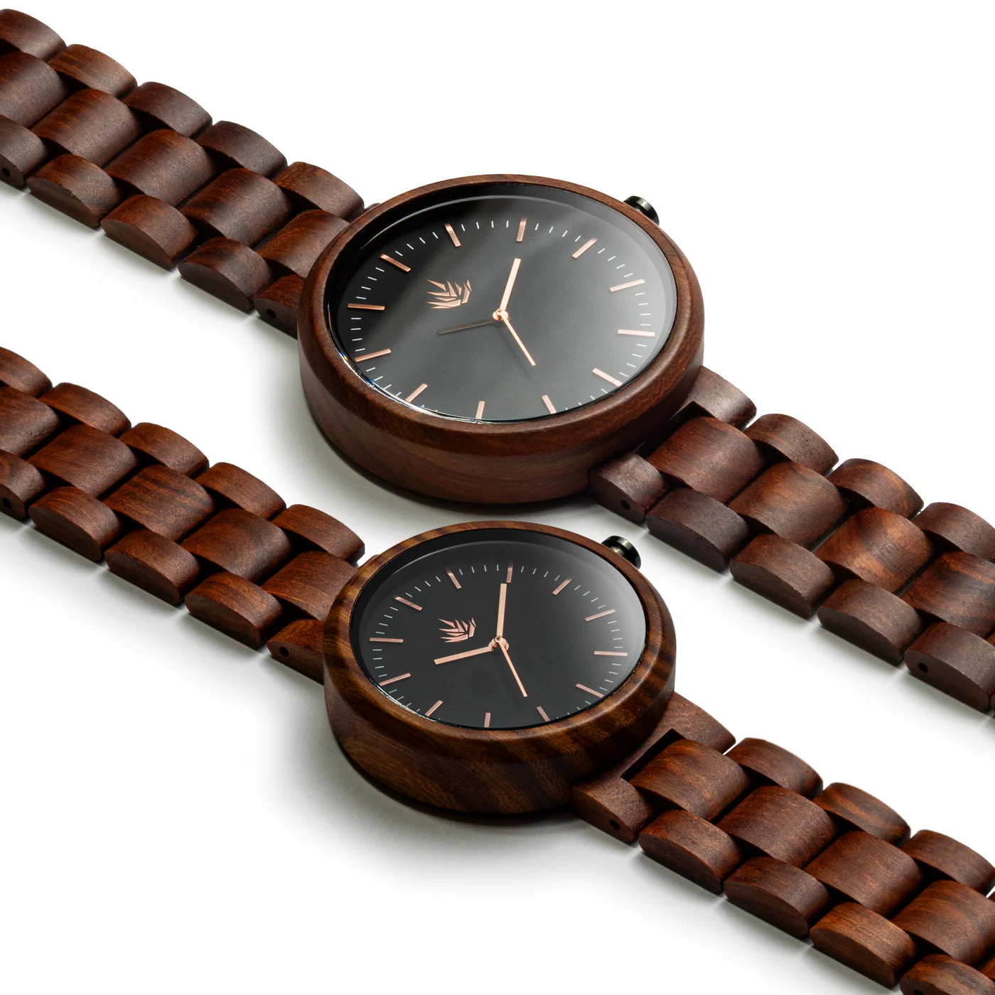 Pair of Agavus Special Edition 37mm and 44mm Red Sandalwood Rose Gold / Black thumbnail 4