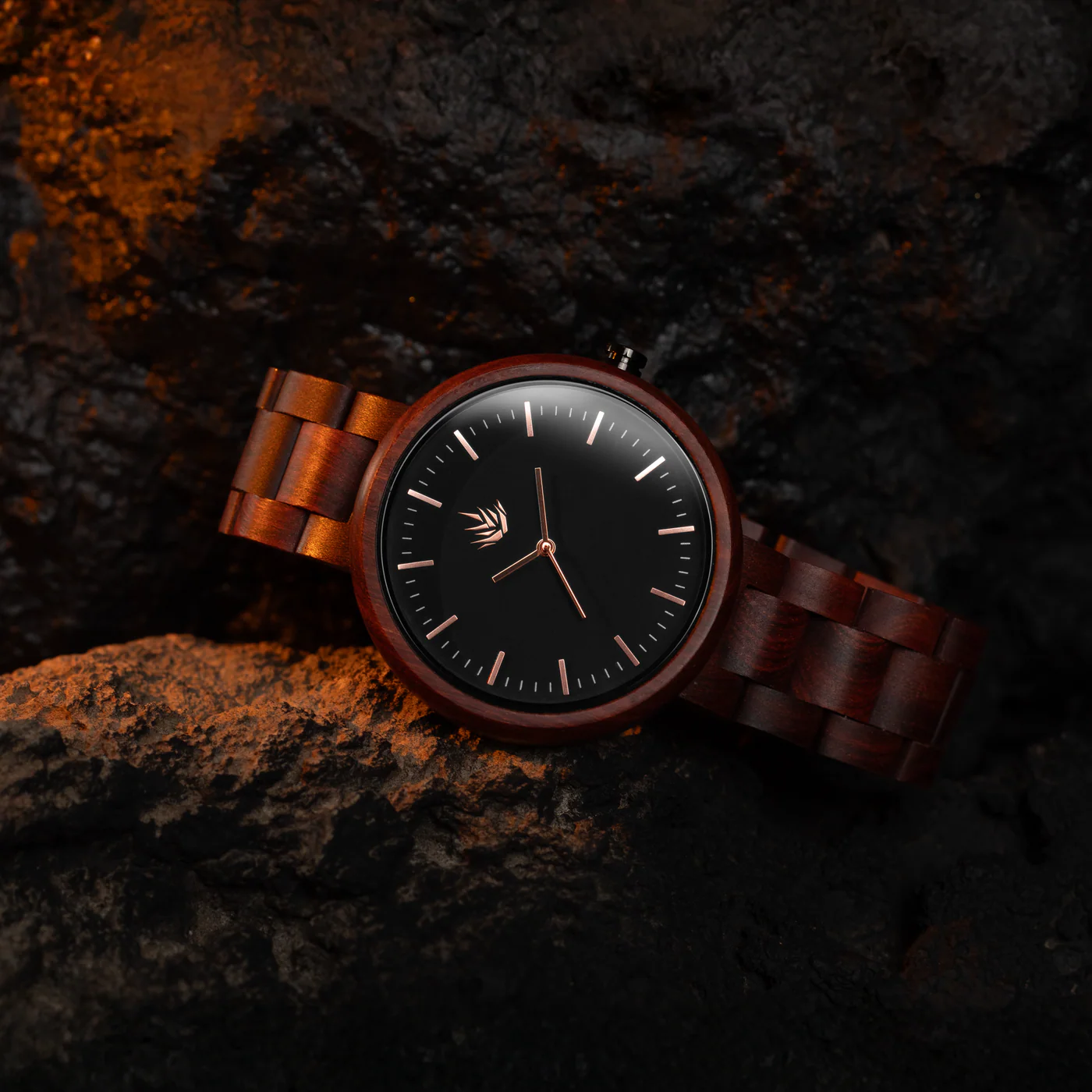 Special Edition Line 37mm - Red Sandalwood / Rose Gold / Black thumbnail 3