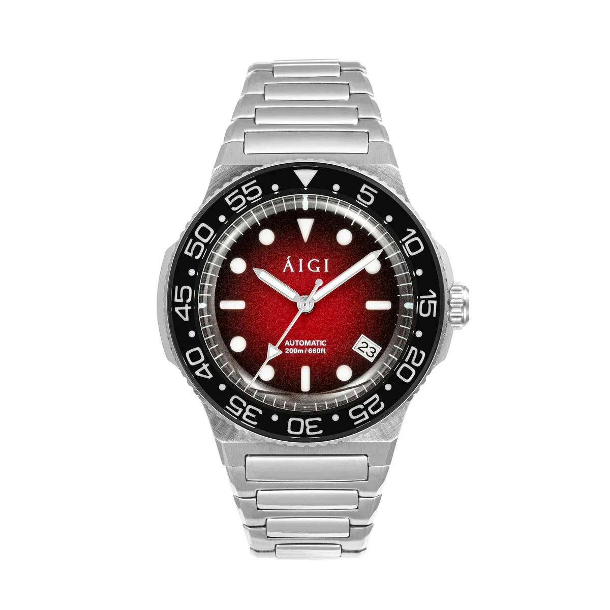 Arctic Diver Midnight Red Dive Watch selected view