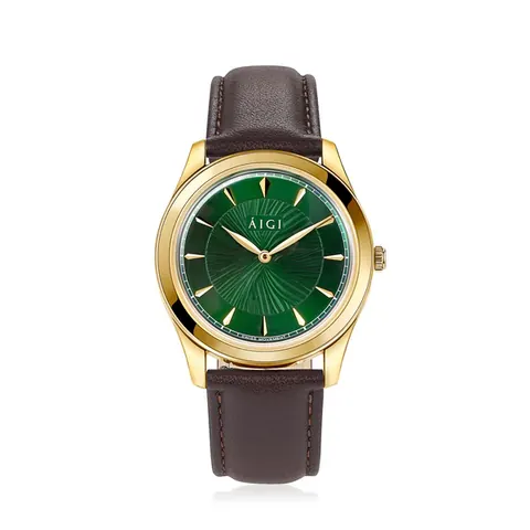 AURORA 38MM BROWN LEATHER