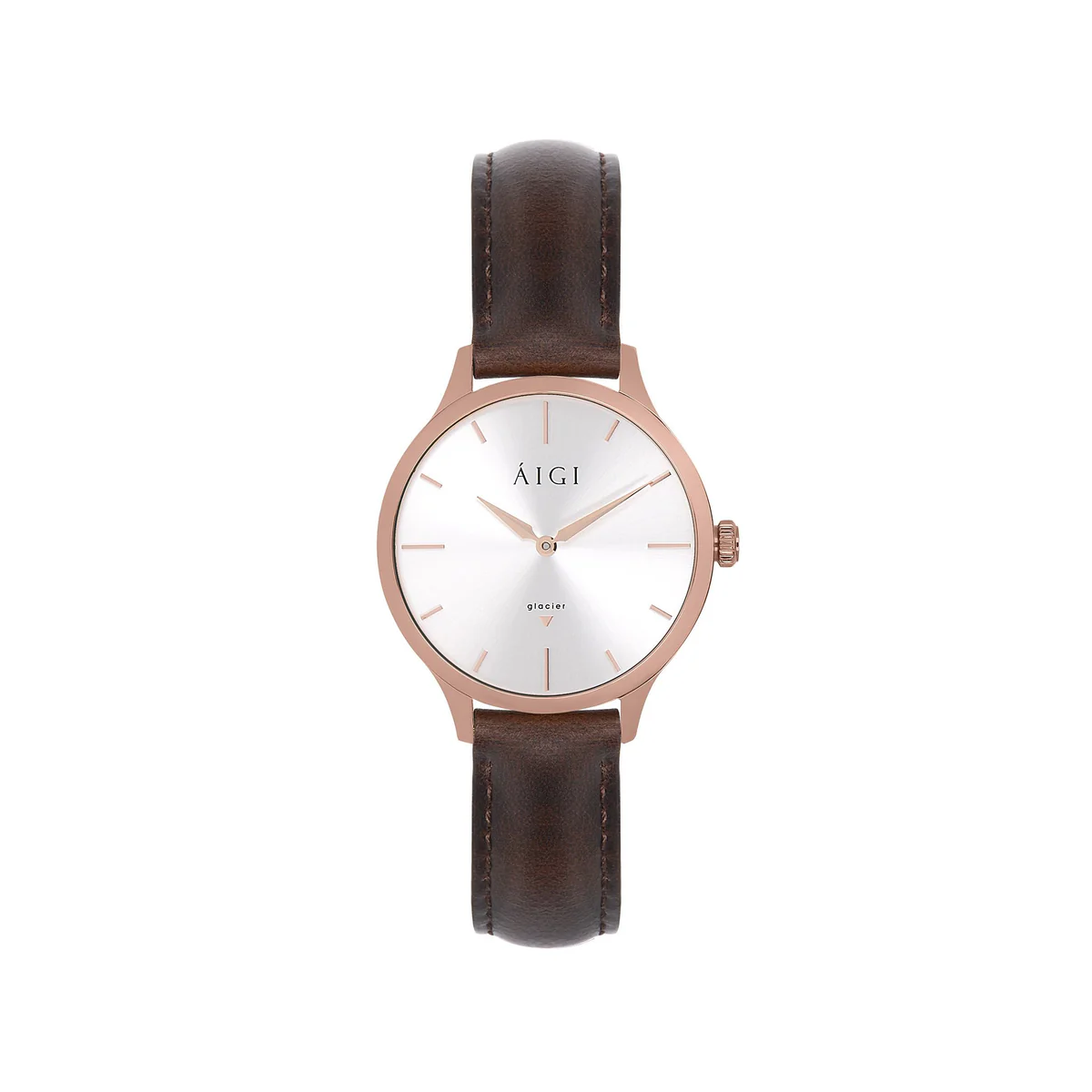 GLACIER ROSE 32MM - BROWN LEATHER thumbnail 2