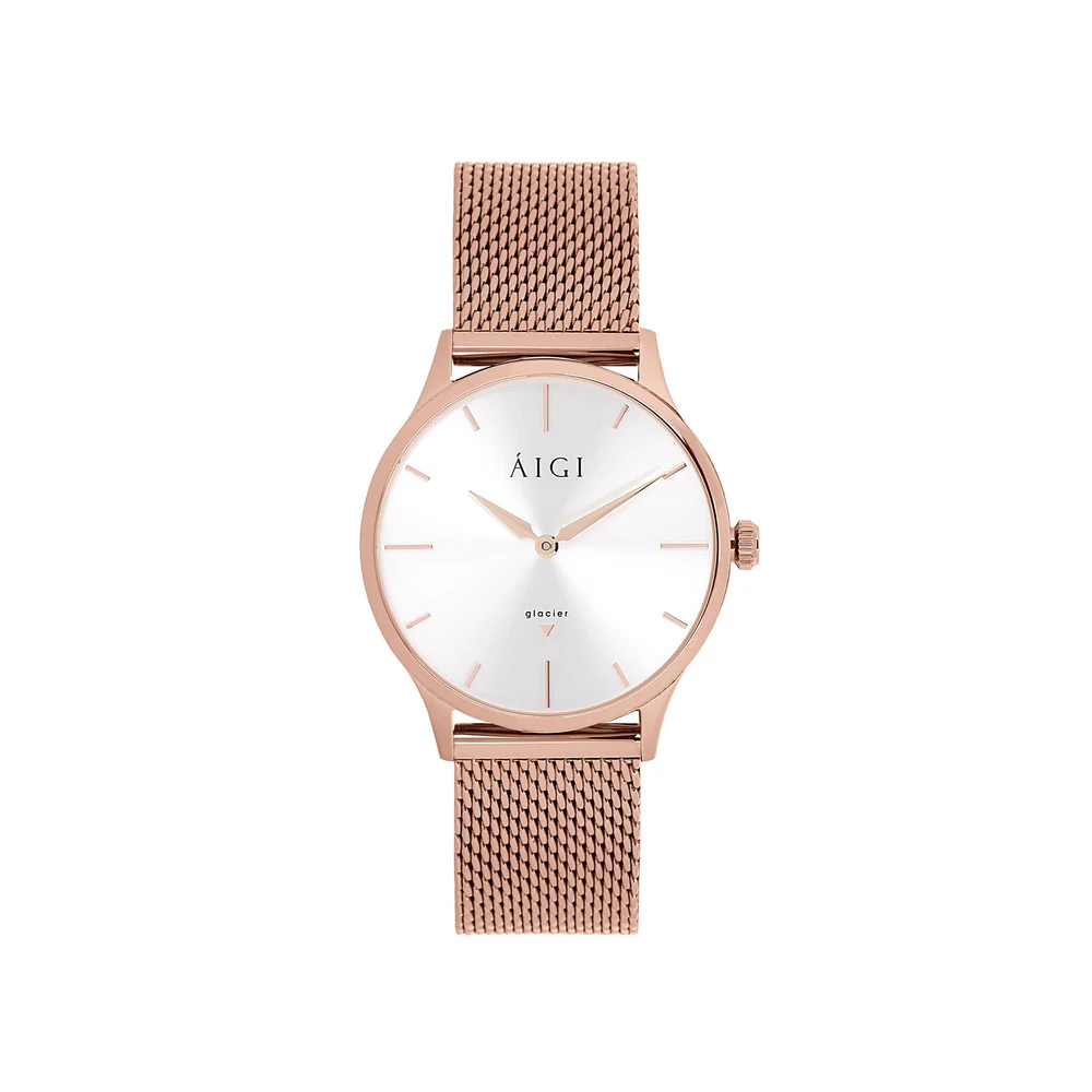 Glacier Rose 36mm Mesh Watch thumbnail 2
