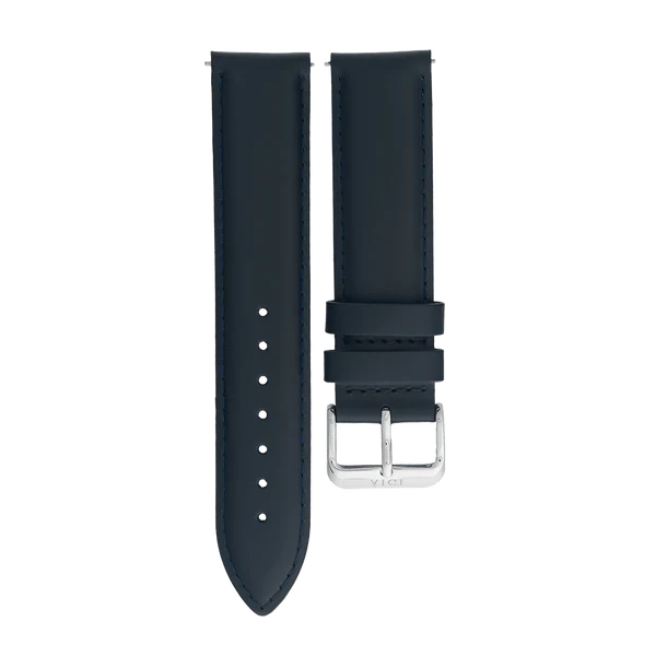 Navy Blue Leather 20MM thumbnail 2