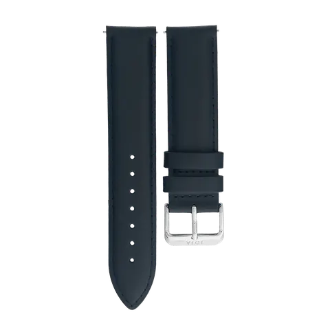Navy Blue Leather 20MM