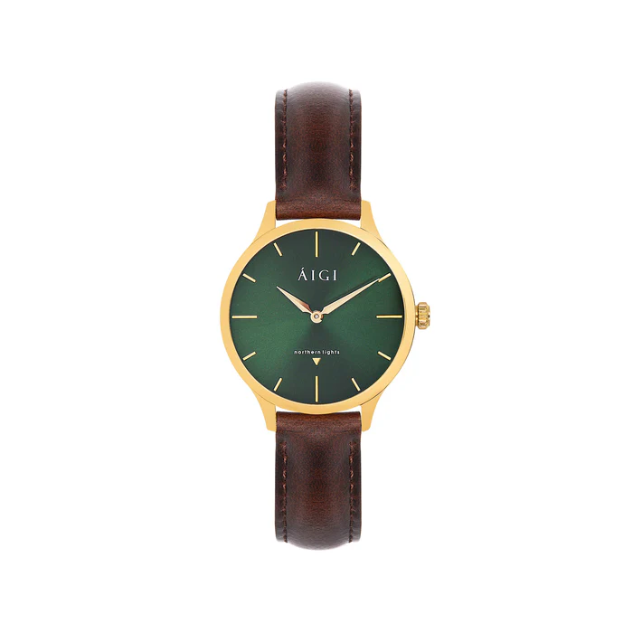 NORTHERN LIGHTS 32MM - BROWN LEATHER thumbnail 2