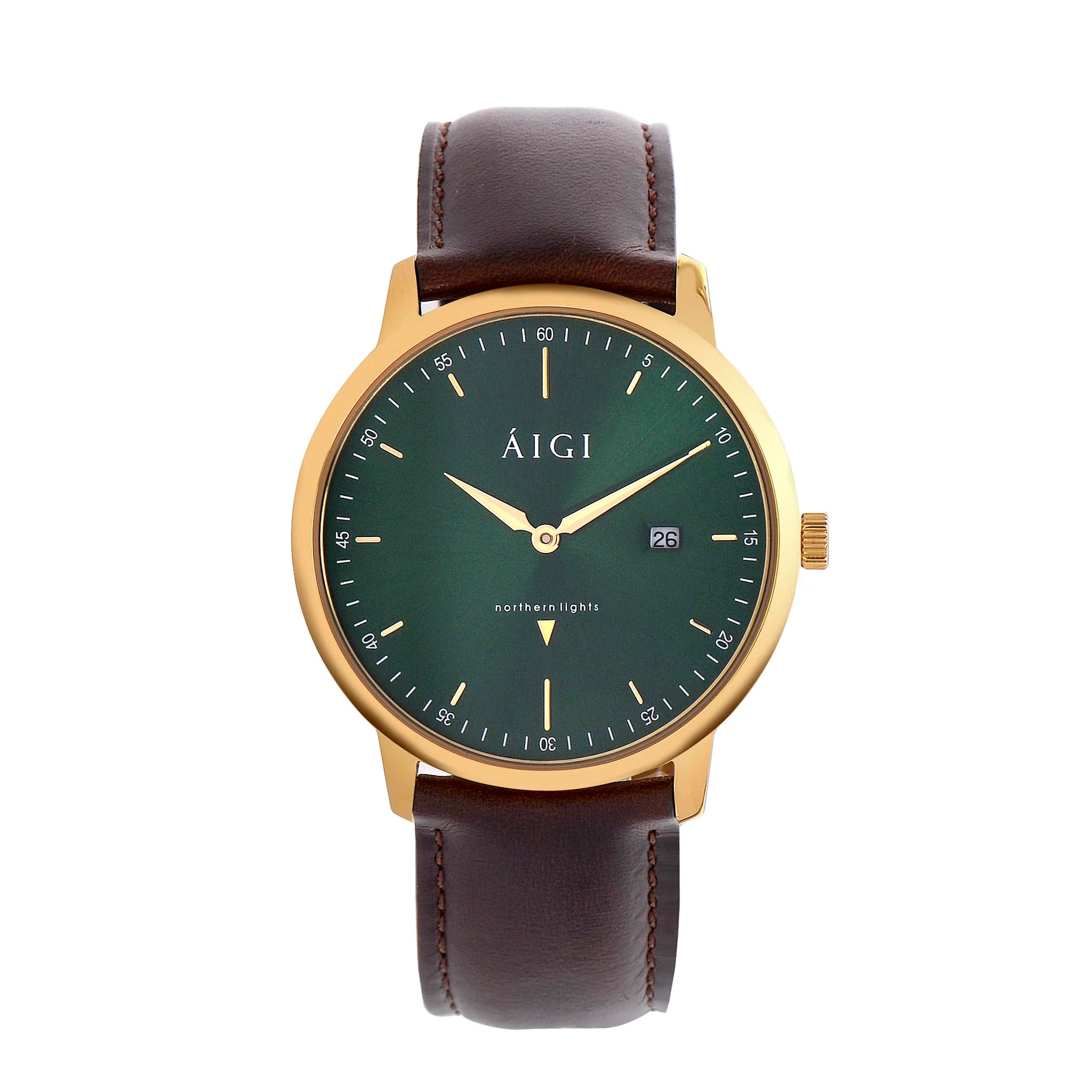 NORTHERN LIGHTS 40MM - BROWN LEATHER thumbnail 2