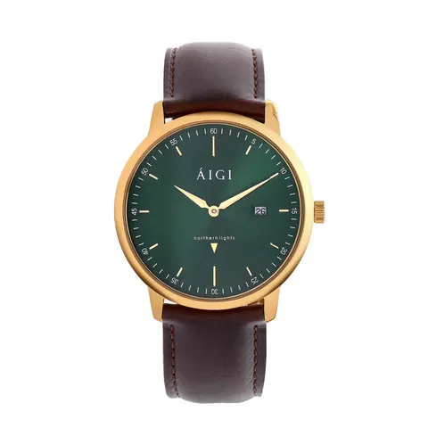 NORTHERN LIGHTS 40MM - BROWN LEATHER