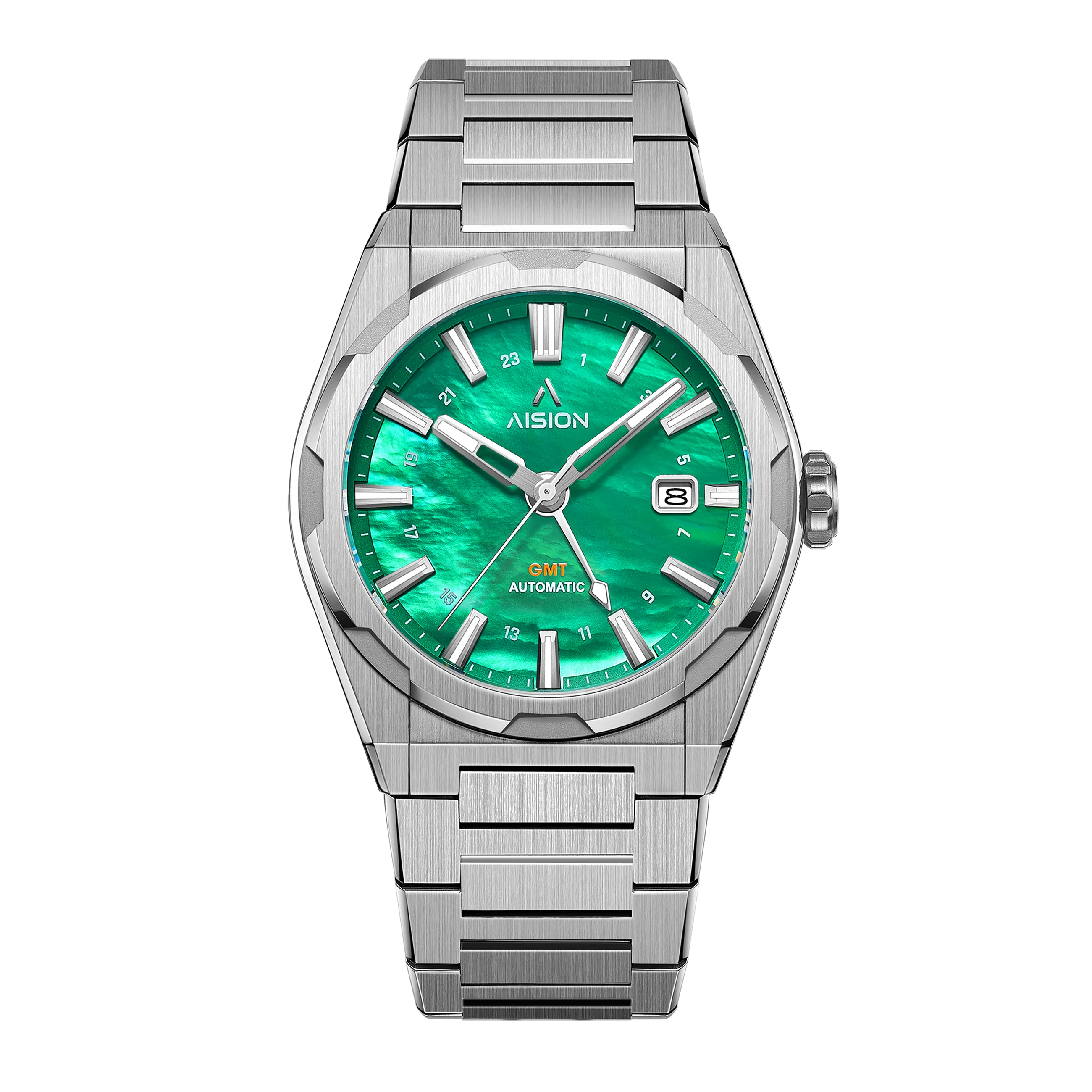 HANG GMT - Green MOP Dial