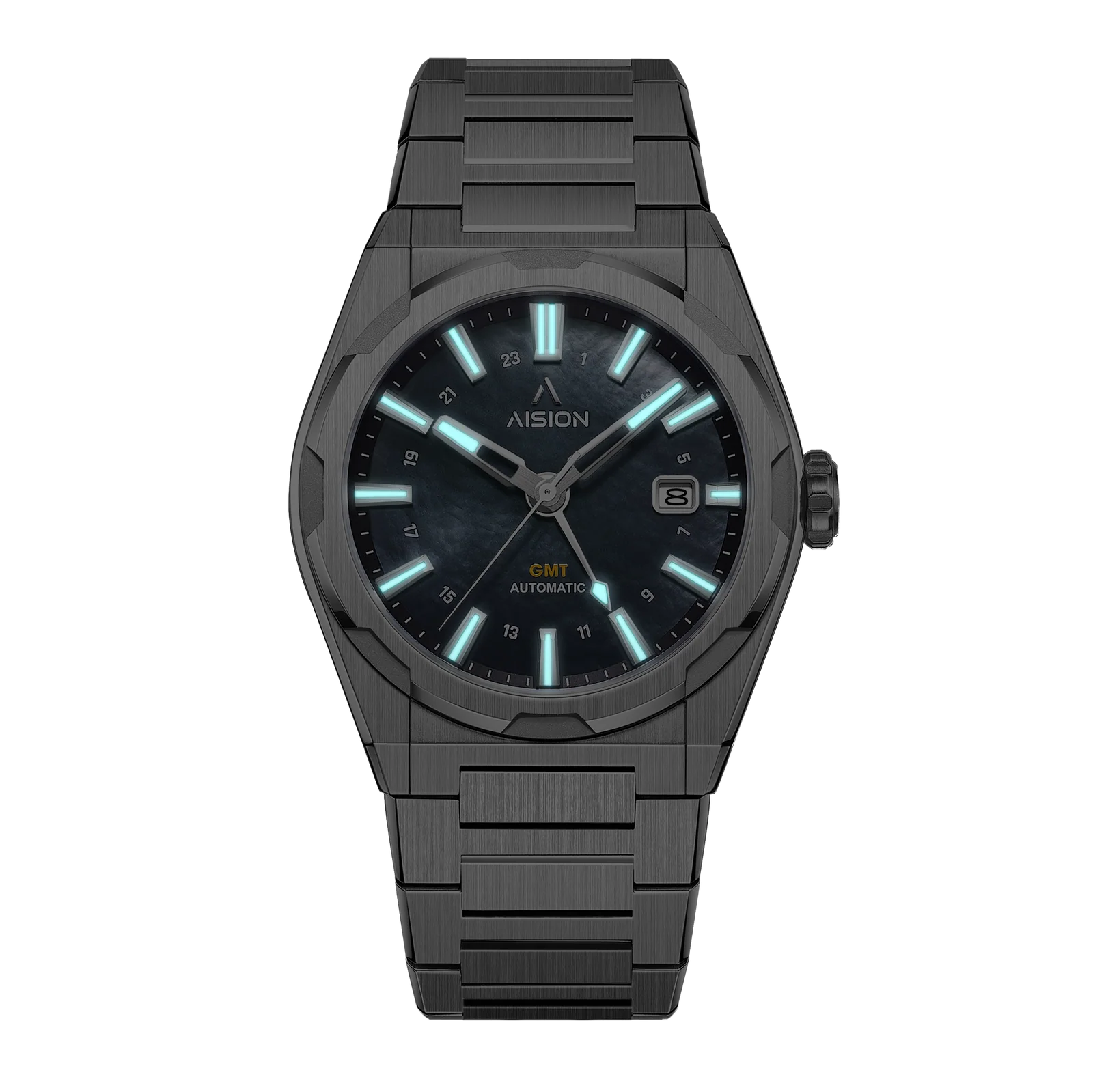 HANG GMT - Grey MOP Dial