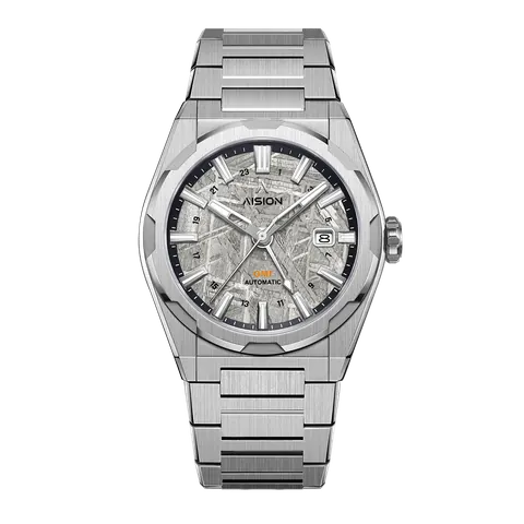 HANG GMT - Raw Meteorite Dial
