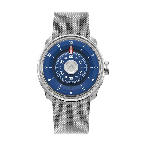 NGIZED - Layer-0 Suspended Dial - Blue Dial