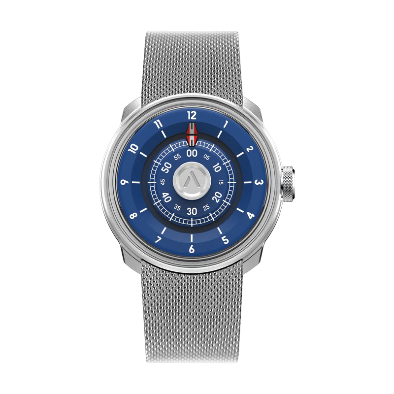 NGIZED - Layer-0 Suspended Dial - Blue Dial