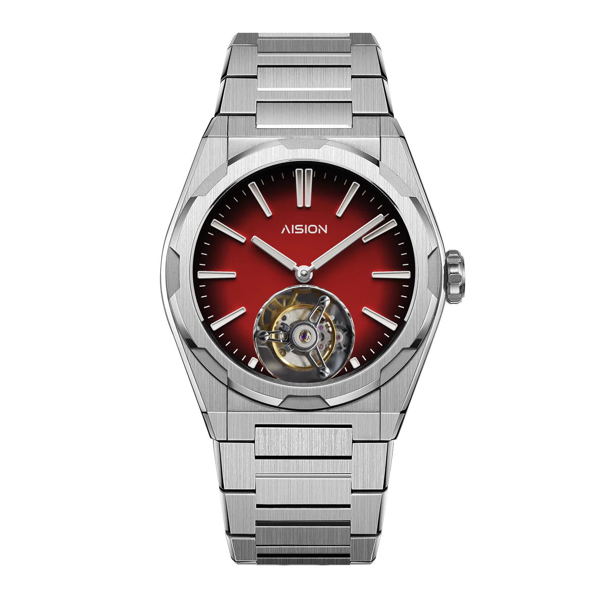 Tourbillon - Modern Minimalism Dial - Red thumbnail 2
