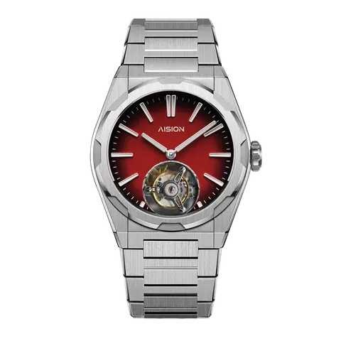 Tourbillon - Modern Minimalism Dial - Red
