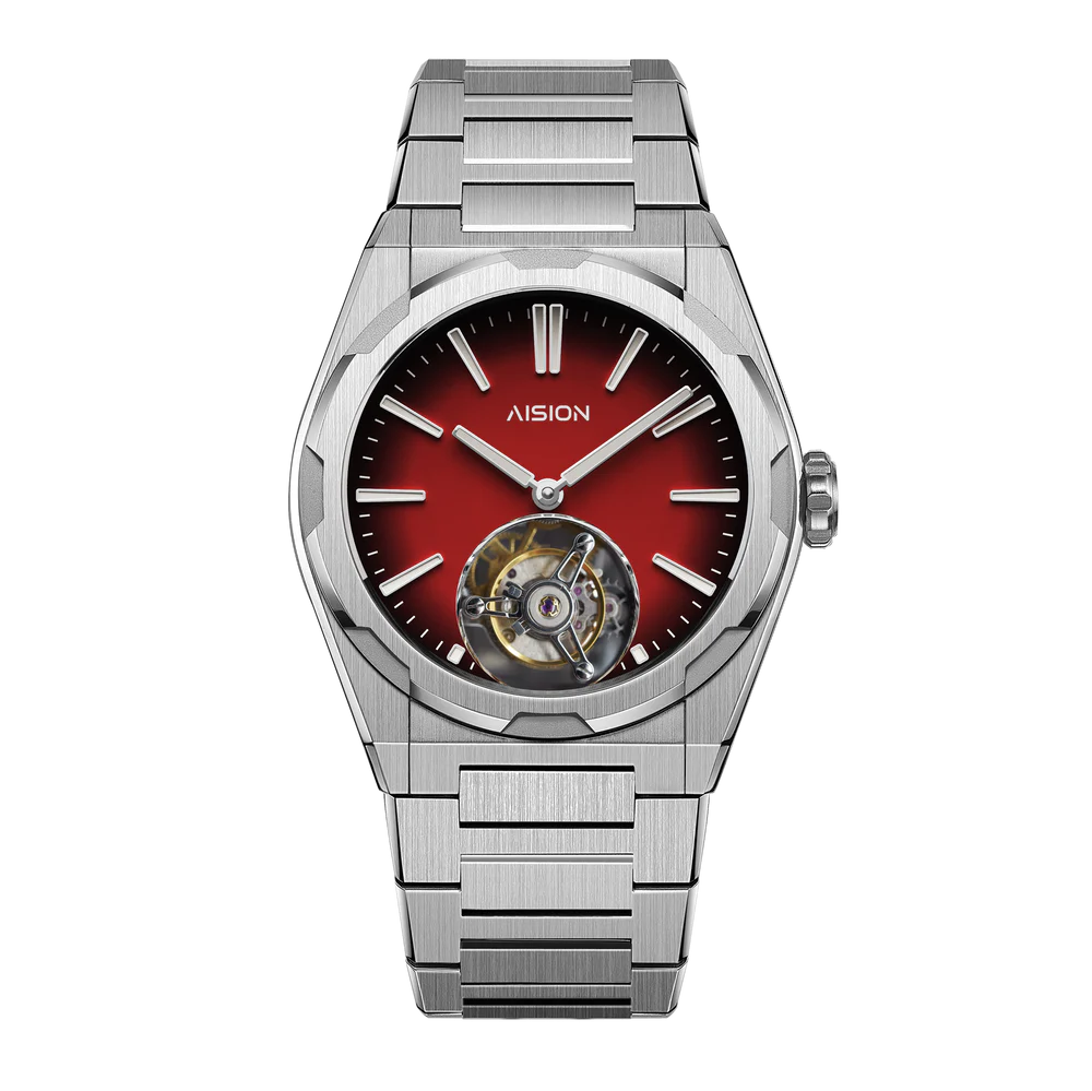 Tourbillon - Modern Minimalism Dial - Red
