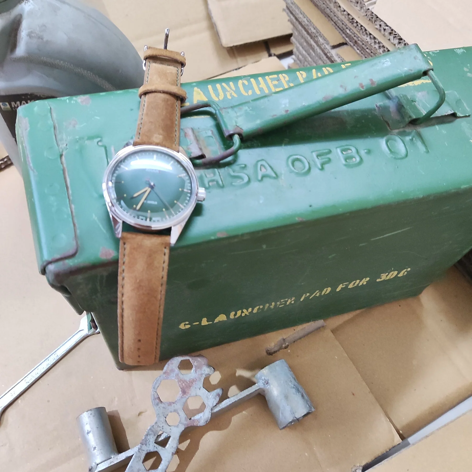 Decommissioned Indian Army M19A1 Ammo Can