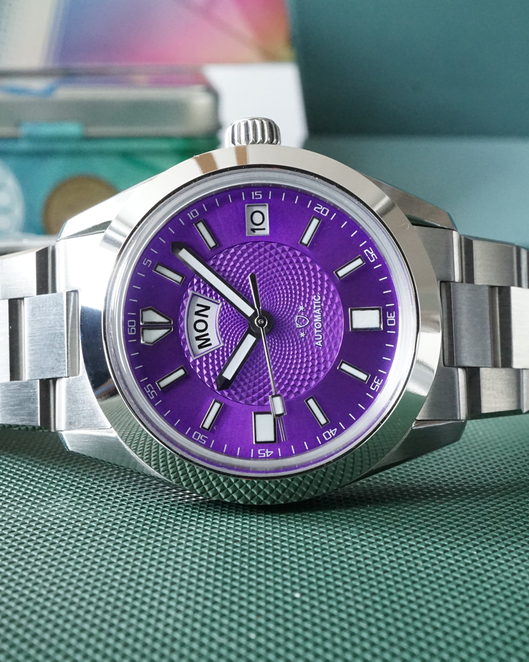 A5 Legacy X - Purple Sunburst with Guilloche thumbnail 4