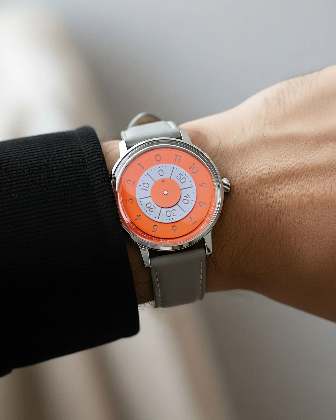 ANICORN Series K452 Space Automatic Watches - Helion  Phthalo Orange thumbnail 2