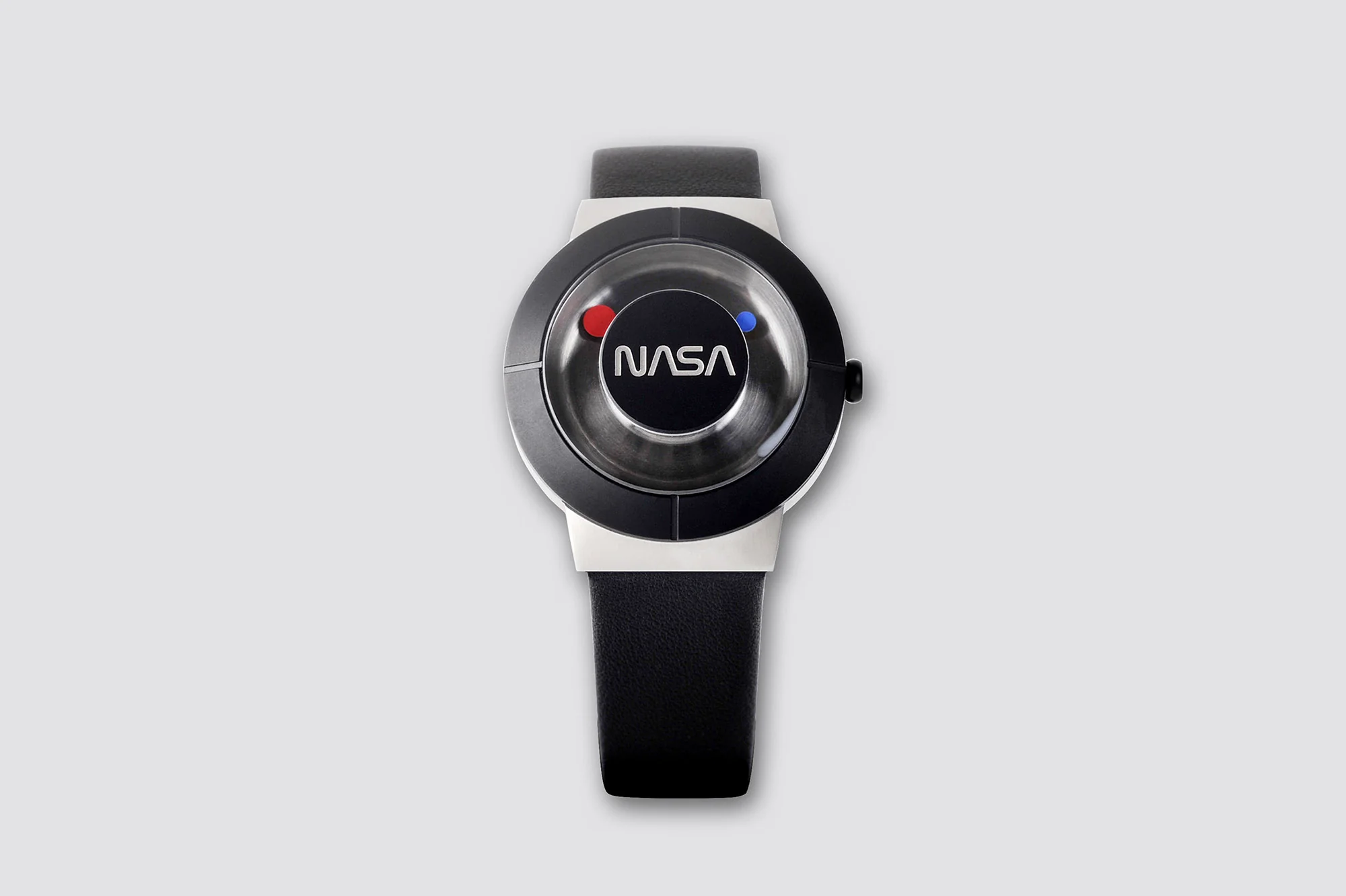 The Space Watch by Richard Danne (Father of the NASA Design Program) - Jet Silver thumbnail 2