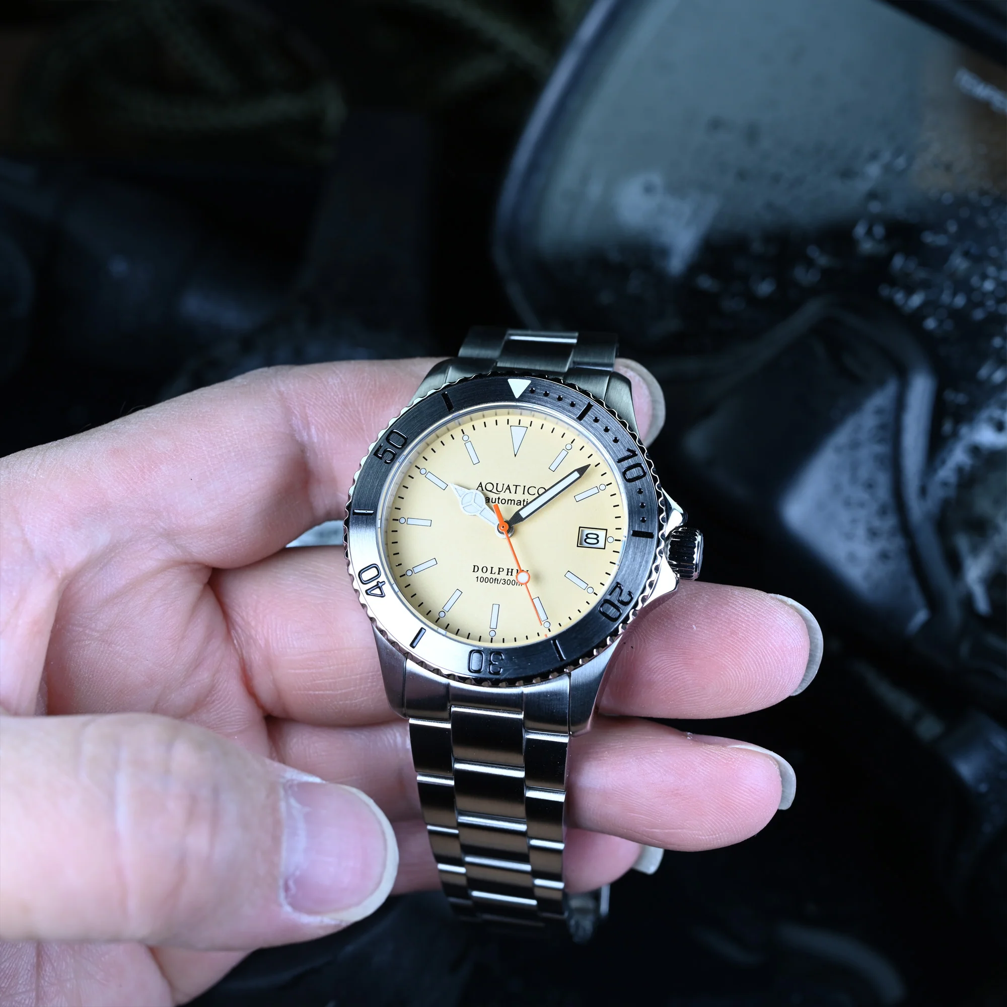 39mm dive watch automatic under 300 for sale  AQUATICO thumbnail 2