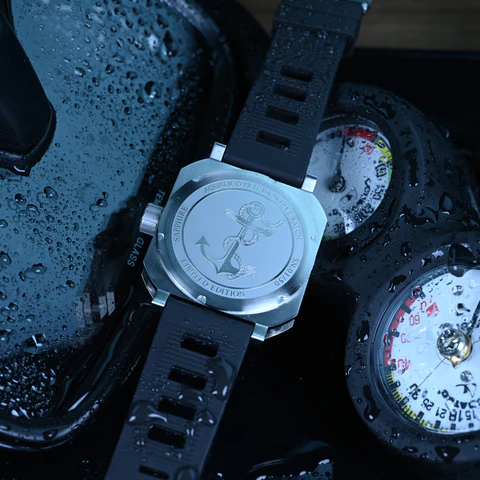Aquatico Ironblock Black Dial Watch thumbnail 2