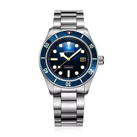 Aquatico Sea Star V2 Blue Dial Ceramic Bezel Snowflake Hands Watch (NH35) thumbnail 2