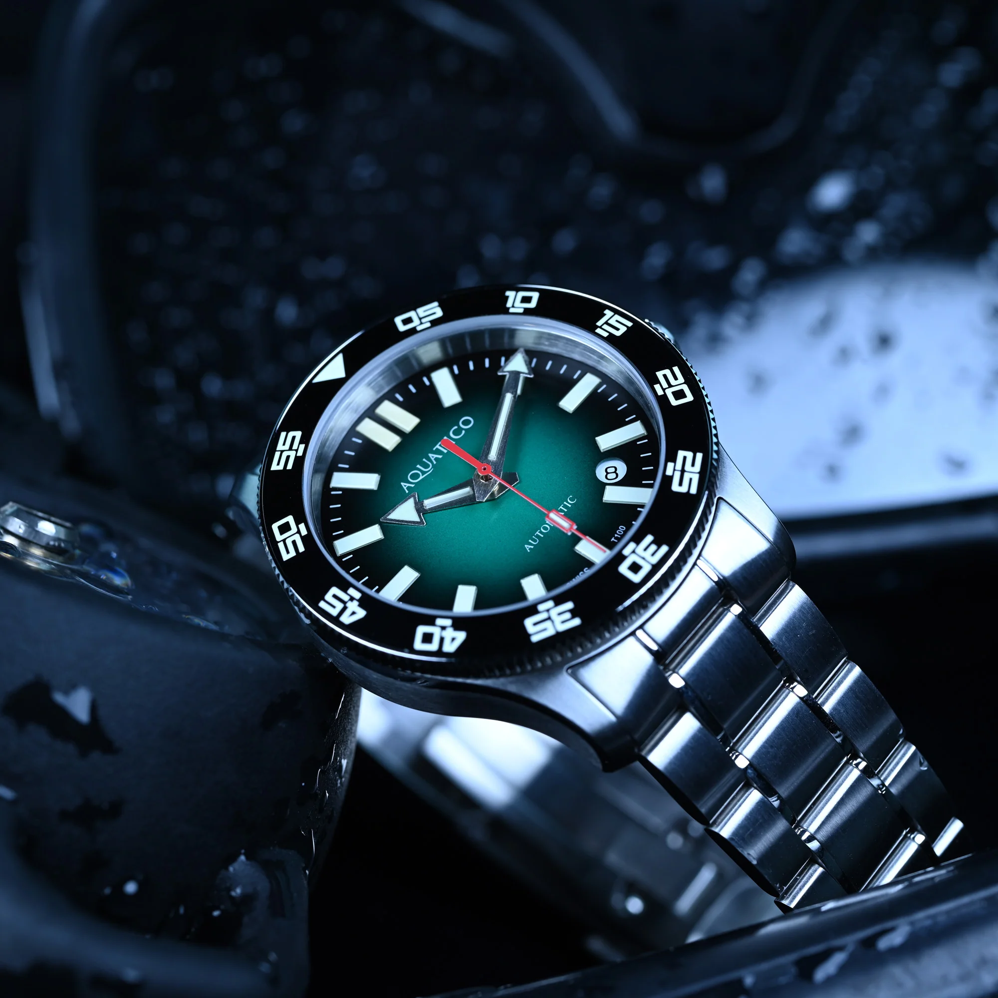 Atlas Tritium Watch Fumé Green Dial thumbnail 4