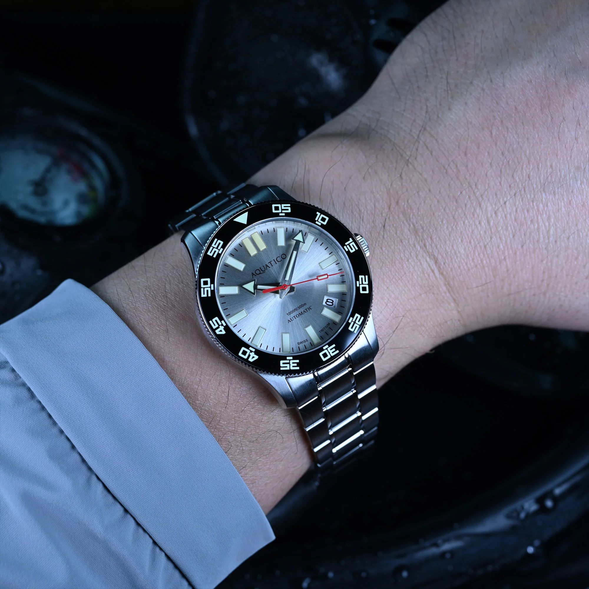 Atlas Tritium Watch Silver Dial thumbnail 3