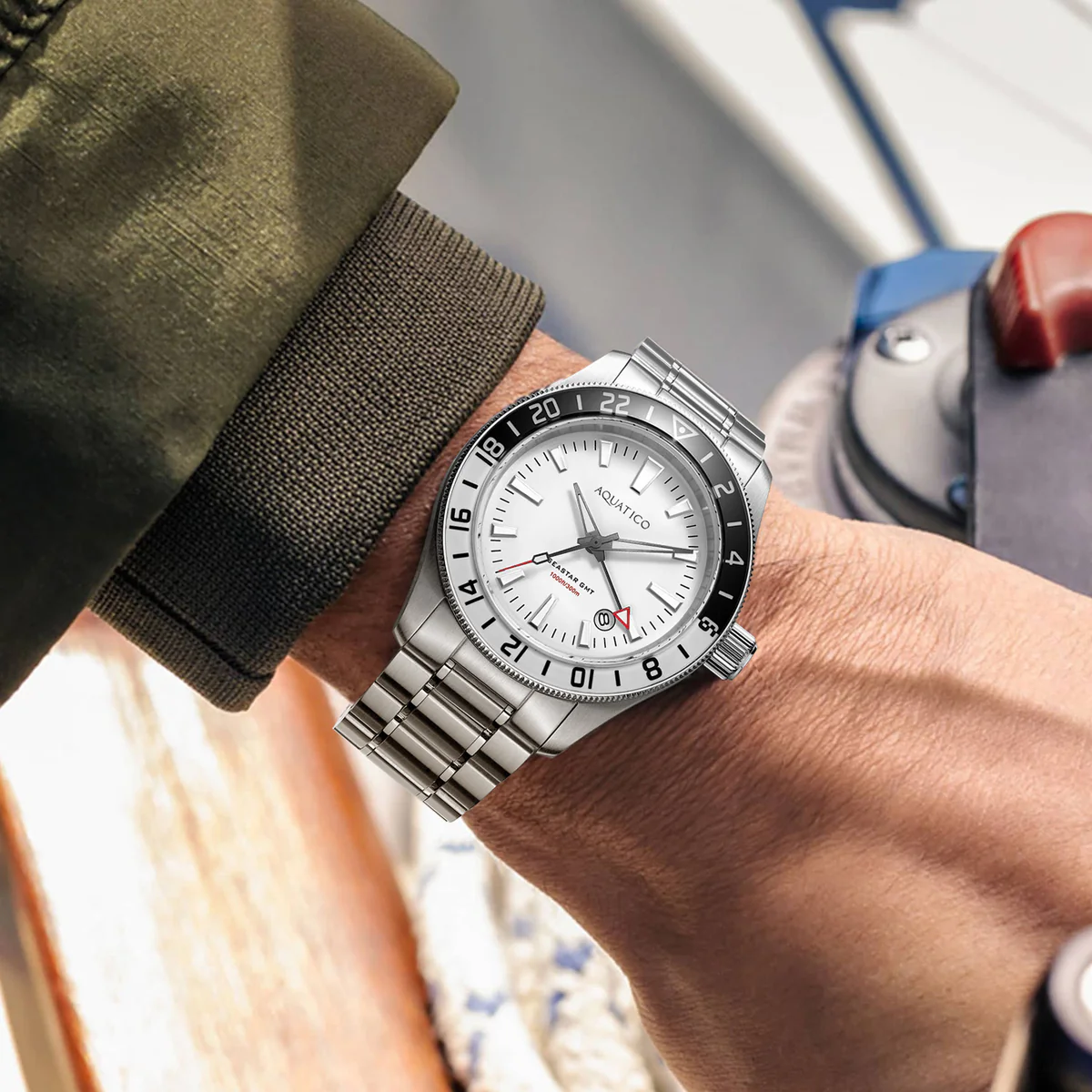 best gmt watches under $500 AQUATICO