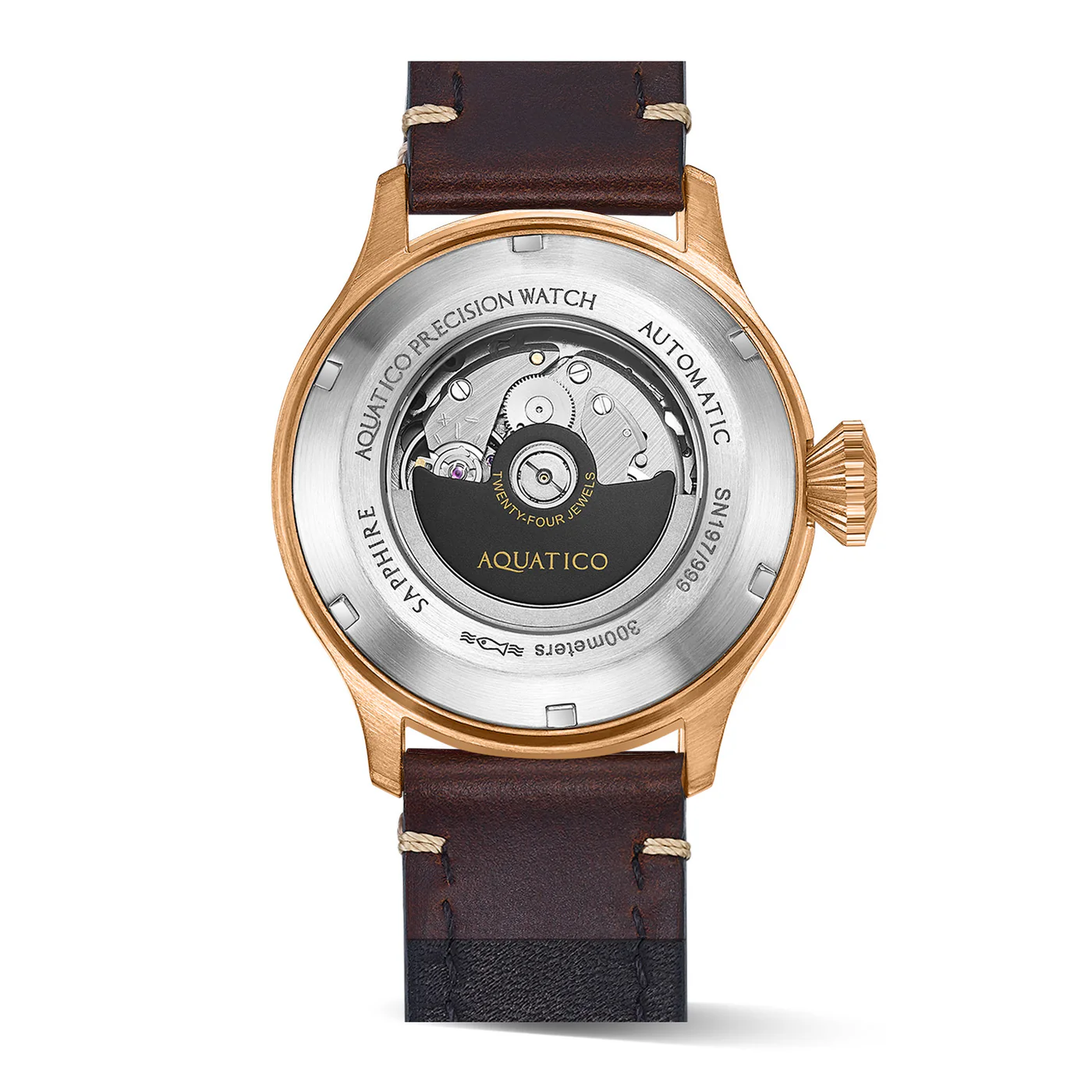 Bronze Automatic Watch for Sale: Stylish Timepieces at Great Prices!  AQUATICO thumbnail 2