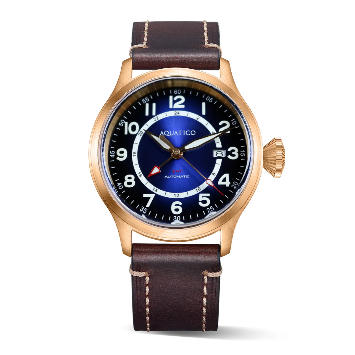 Bronze Horizon Hawk GMT Gradient Blue Enamel Dial thumbnail 2