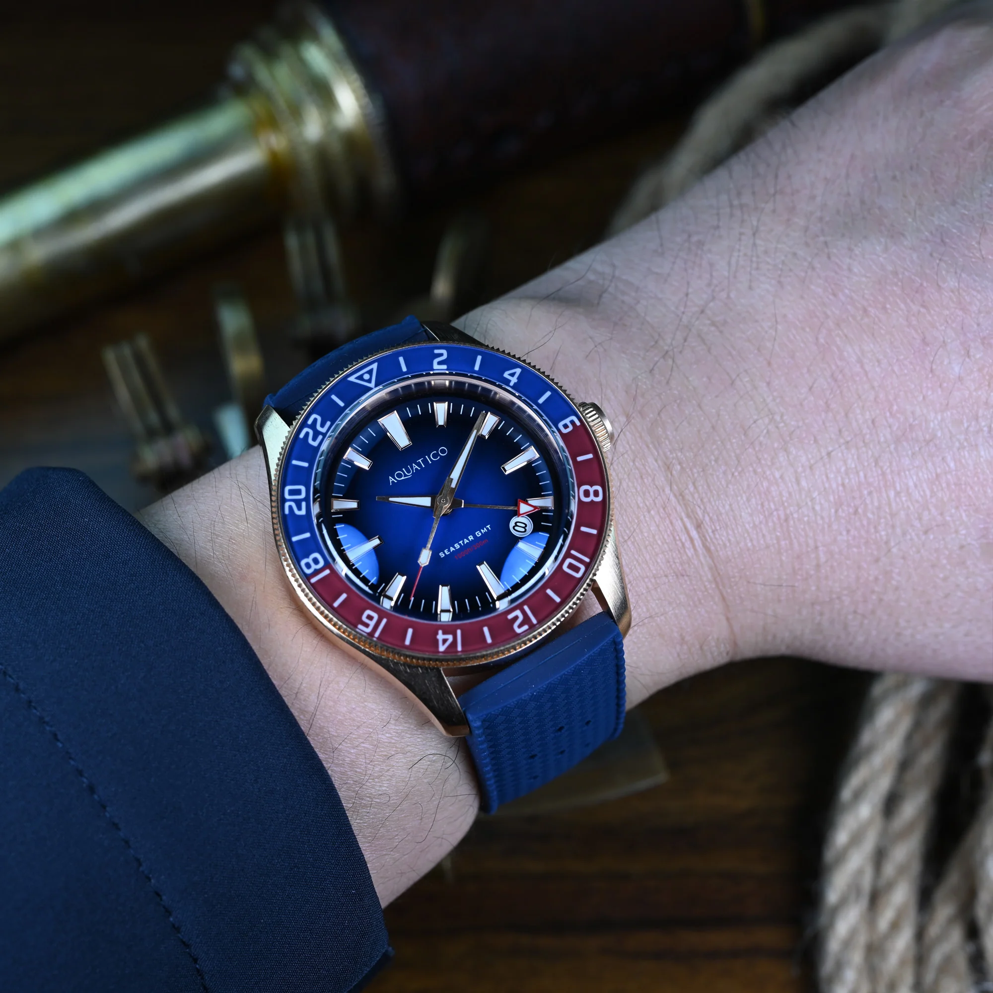Bronze Star GMT Fumé Blue Dial thumbnail 3