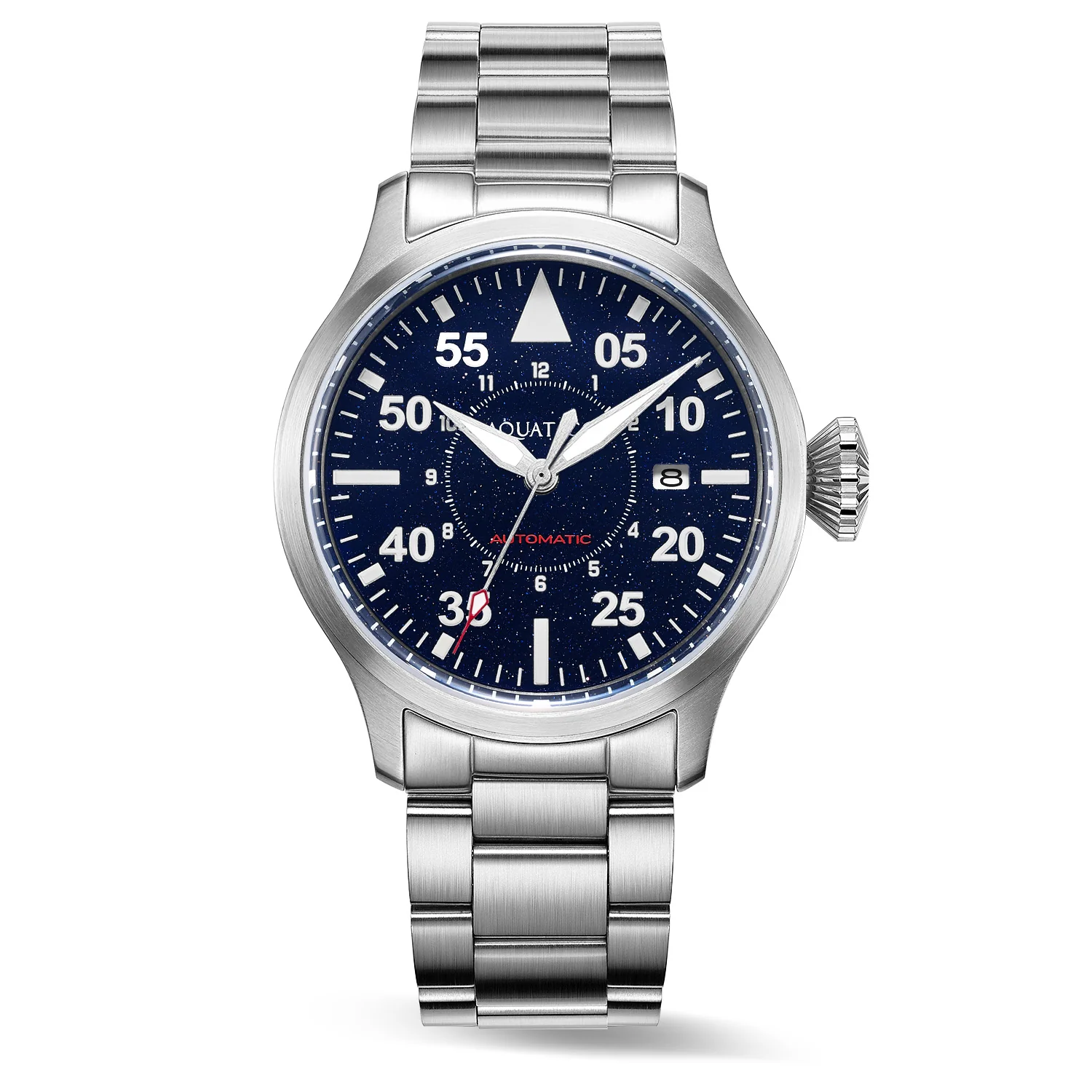 Horizon Hawk Aventurine Dial Automatic Pilot Watch