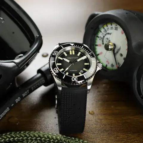 Ocean Diver Tritium Watch Black Dial