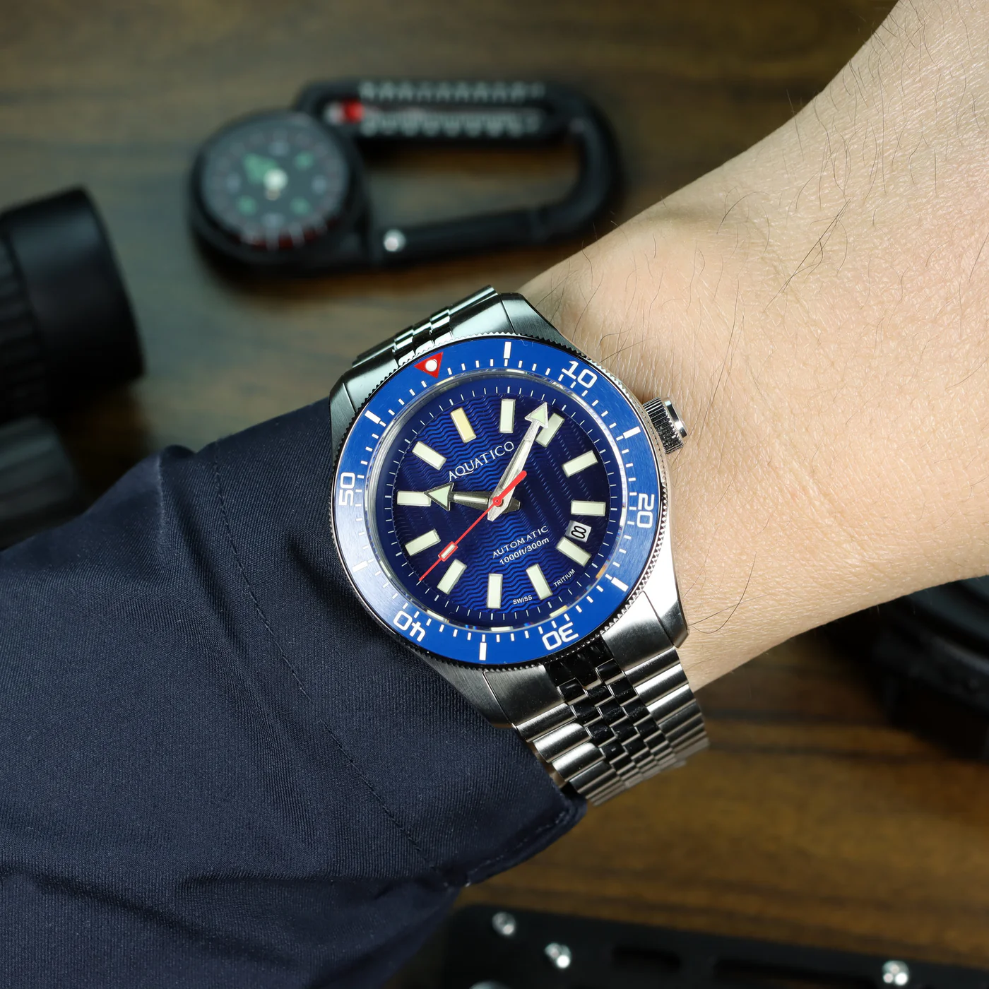 Sea Recon 42mm Tritium Blue Dial thumbnail 2