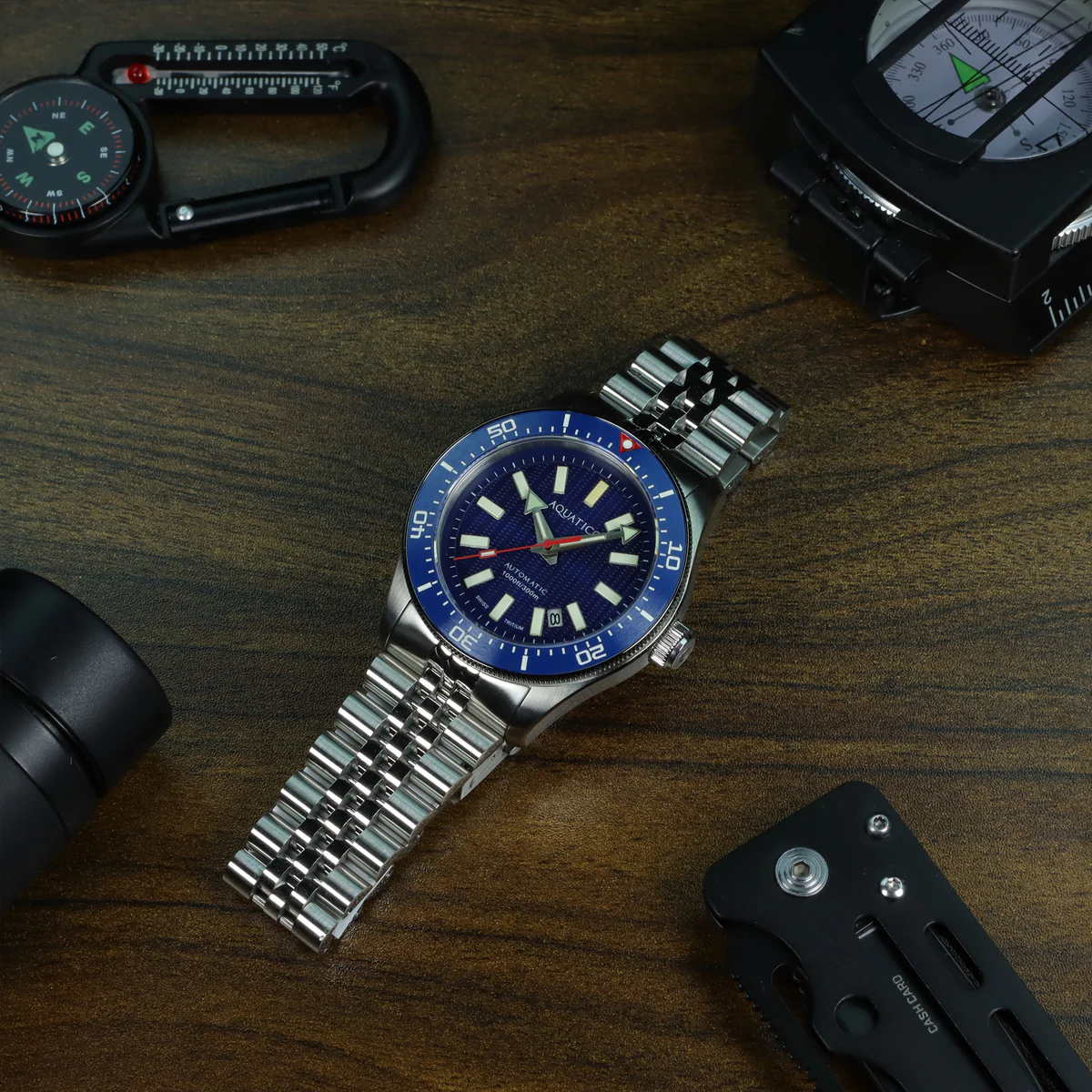 Sea Recon 42mm Tritium Blue Dial