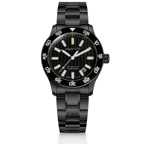 Sea Sentinel Tritium DLC Black Black Dial