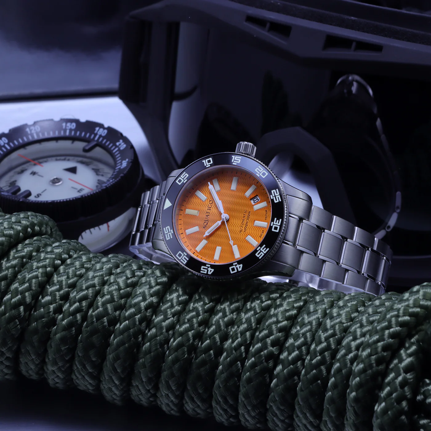 Sea Sentinel Tritium Orange Dial thumbnail 2