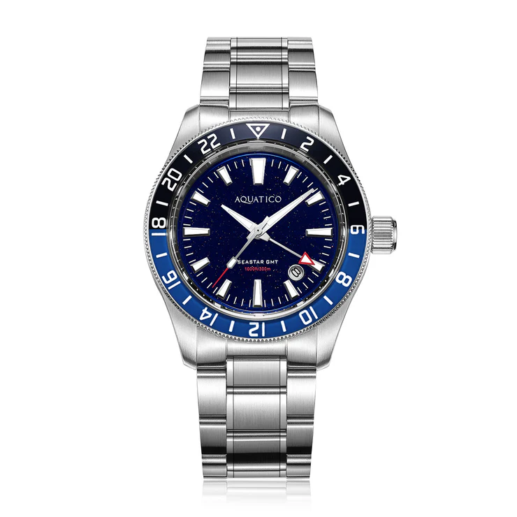 Sea Star GMT Blue Aventurine Dial Blue and Black Bezel thumbnail 2