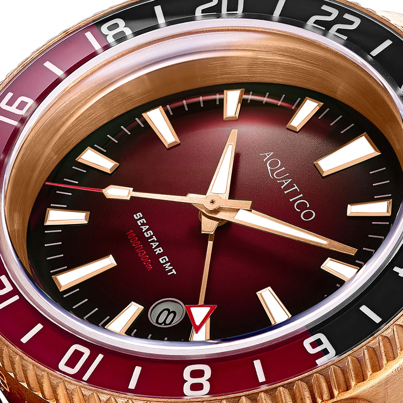 Sea Star GMT Gradient Red Dial Coke Bezel Inlay thumbnail 2