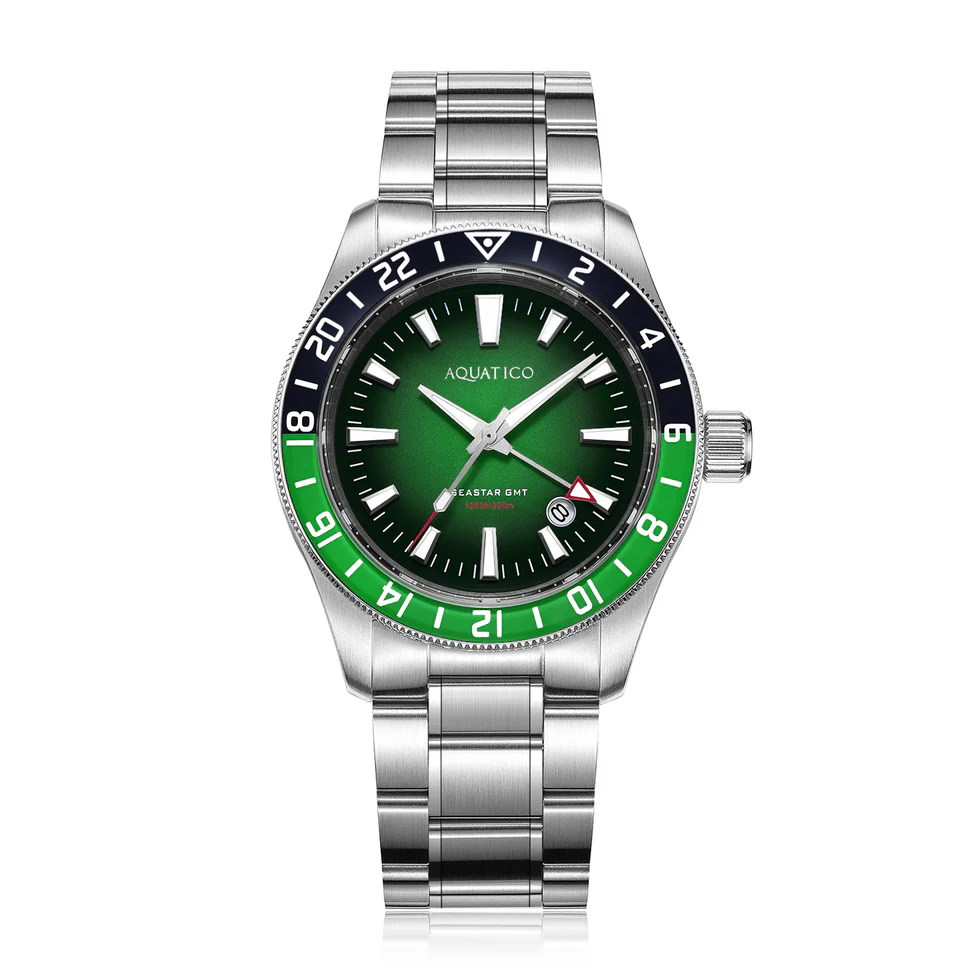 Sea Star GMT Green Dial Green and Black Bezel Inlay thumbnail 2