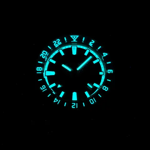 Steel Man GMT Malachite Dial