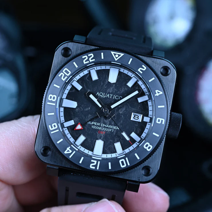 Super Charger GMT DLC Black Carbon Dial